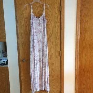 Others Follow Pink and White Maxi Dress